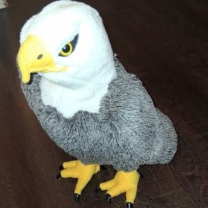 Melissa & Doug Gray and Yellow Stuffed Eagle